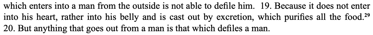 Yeshua did not declare all foods clean.